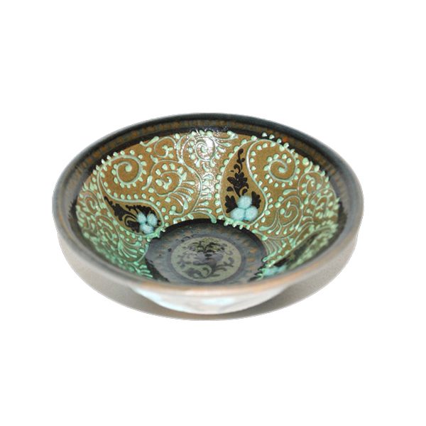 luxurious ceramic salad bowl with colourful design for sale