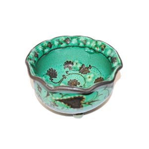 amazing ceramic bowl with multicoloured design