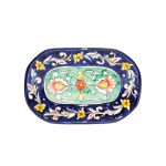 beautiful oval ceramic plate for sale
