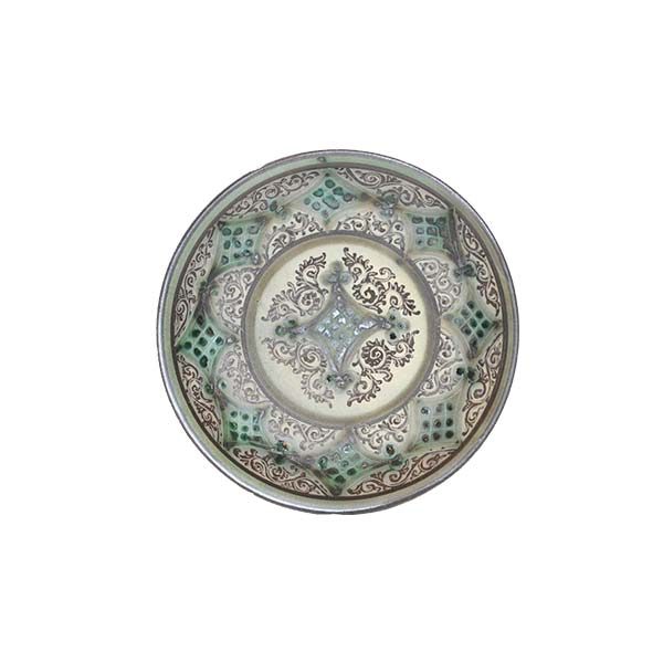 rare elegant ceramic royal plate