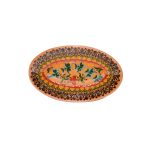 handcrafted ceramic oval plate
