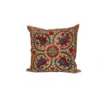 exclusive hand embroidered cushion for sale in uk