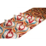 multicoloured handwoven fabric available for sale in uk